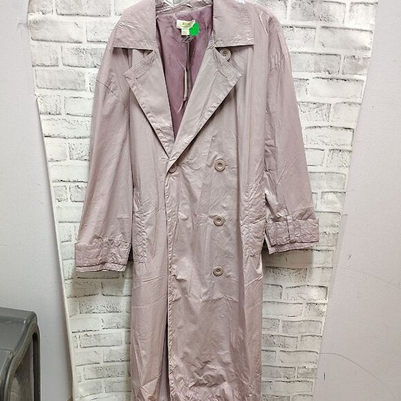 Anthropologie Men's Mauve Trench Coat - Picture 1 of 4